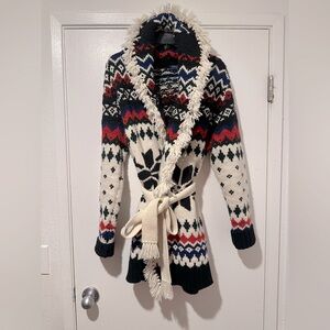 Ralph Lauren Wool-Blend Shawl-Collar Cardigan